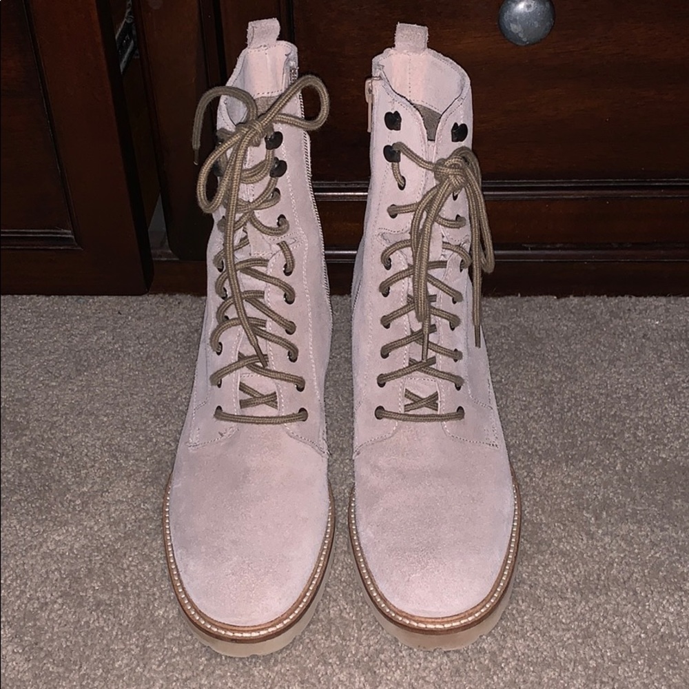 Lulu Lace Up Combat boots